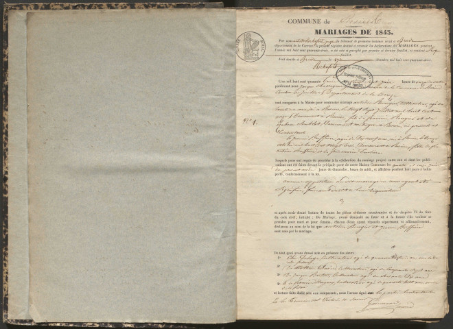 Mariages (1843-1882)