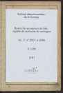 Classe 1901 : matricules 2001 à 2096.