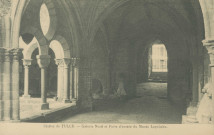 Tulle : "Cloître de Tulle. - Galerie Nord et porte d'entrée du Musée lapidaire.".