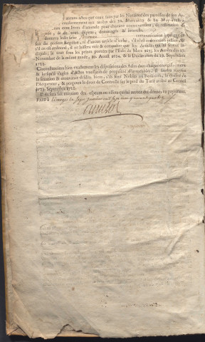 11 janvier 1744-11 septembre 1744