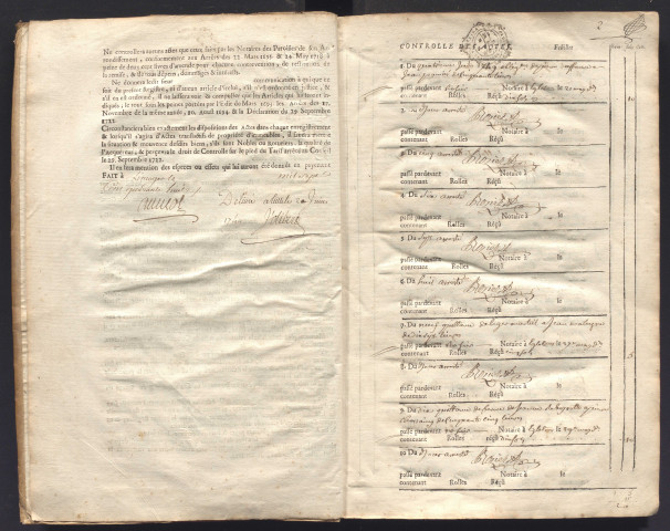 4 juin 1749-14 septembre 1751