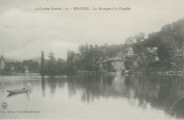 Beaulieu-sur-Dordogne : "La Corrèze illustrée - 74. - Beaulieu - La Dordogne à la chapelle".