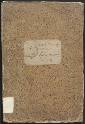 Délibérations du conseil municipal. 1er janvier 1825-14 mai 1837