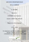 Répertoire chronologique : 1757-1824