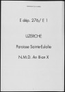 Naissances, mariages, décès (1795-1802)