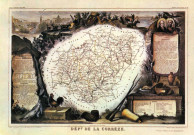 "Gravures Anciennes. Le département de la Corrèze".