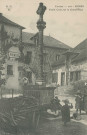 Gimel : "Corrèze - 200 - Gimel - Vieille croix sur la Grand'place".