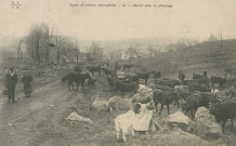 Folklore : "Types et scènes champêtres - 41 - Départ pour le pâturage".