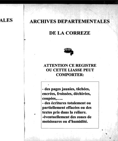 Naissances, mariages, décès (1873-1882)