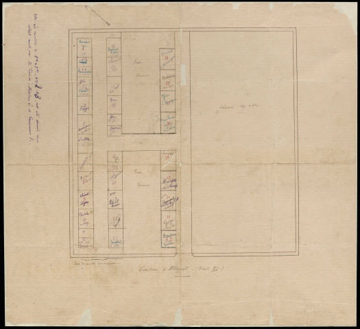 Plan du cimetière.