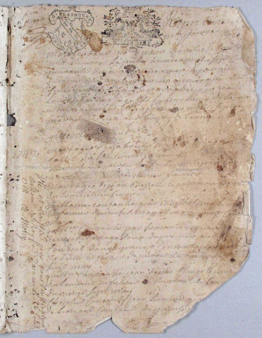 Répertoire chronologique : janvier 1742-fructidor an III; minutes isolées : 1750; 1773
