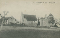 Chartrier-Ferrière : "Corrèze - 165 - Chartrier, le château, l'église et l'école".