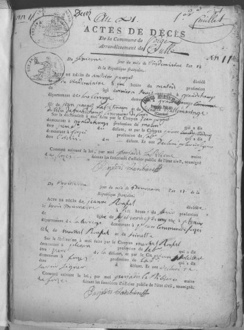 Décès (1803-1848)