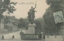 Tulle : "Corrèze - 9 - Tulle - Promenade et monument Lovy".