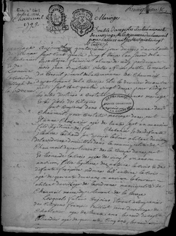 Mariages (1793-1802)