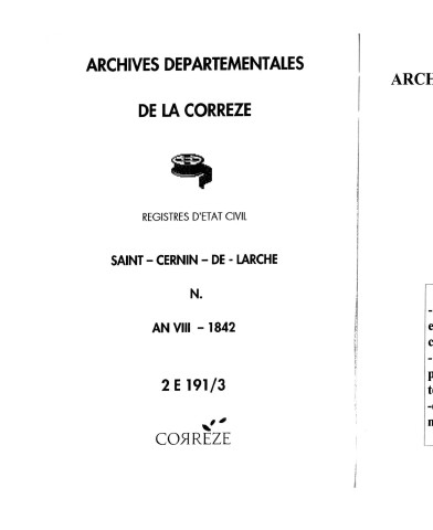 Naissances (1800-1842)