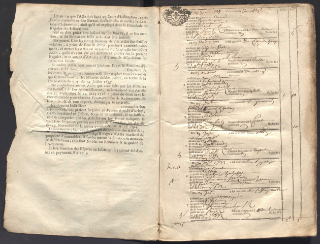 29 janvier 1723-24 mai 1723