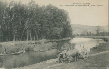 Argentat : "La Corrèze illustrée - 106. La Maronne à Basteyroux, près Argentat".