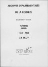 Naissances, mariages, décès (1853-1862)