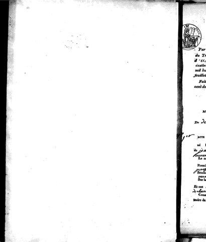 Naissances, mariages, décès (1813-1822)