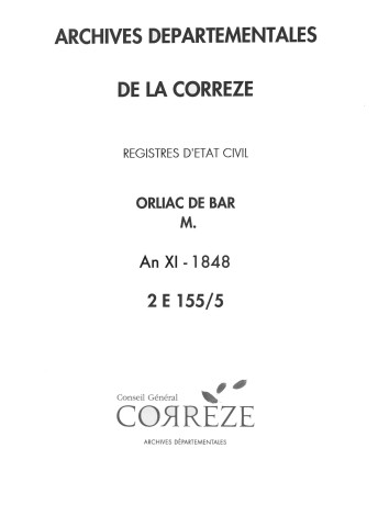 Mariages (1803-1848)