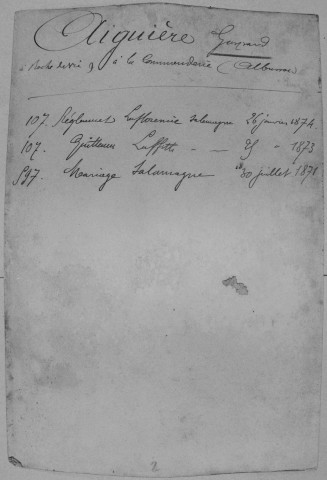 Répertoire alphabétique sur fiches : Agnaux-Ayme