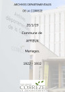 Mariages (1922-1932).