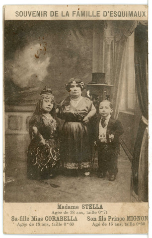 Souvenir de la famille d'esquimaux.