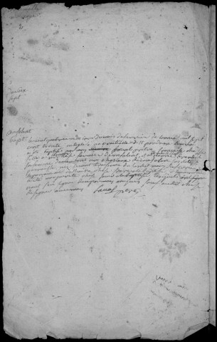 Baptêmes, mariages, sépultures (1730-1792)