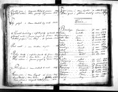 Tables décennales des décès (1813-1822)