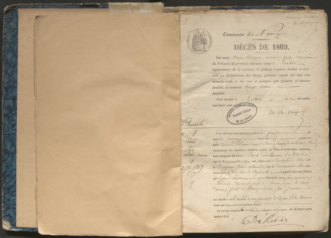 Décès (1869-1881)