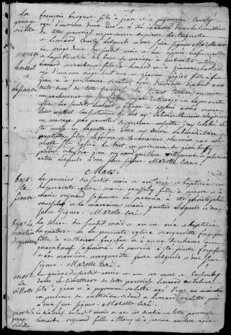 Baptêmes, mariages, sépultures (1751-1762)