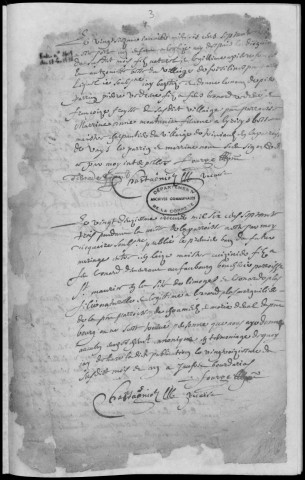 Baptêmes, mariages, sépultures (1673-1693)