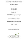 Répertoire alphabétique : novembre 1809-décembre 1828