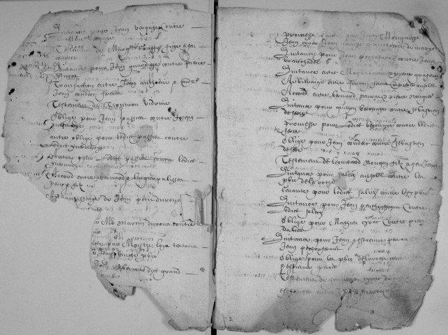 Répertoire chronologique : 1605-1641