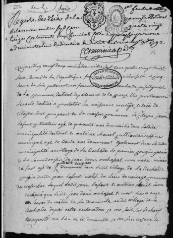 Décès (1793-1802)