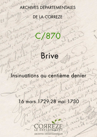 16 mars 1729-28 mai 1730