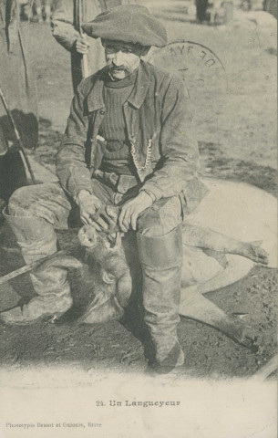 Folklore : "24. Un langueyeur".