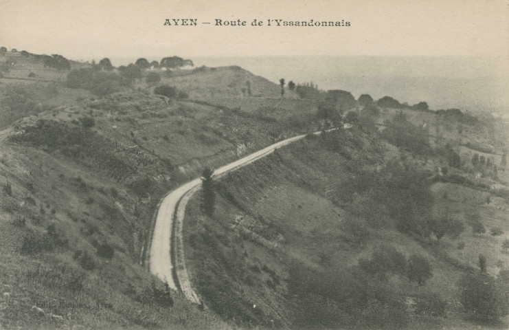 Ayen : "Ayen - Route de l'Yssandonnais".