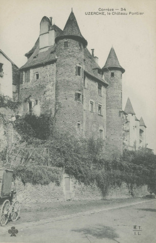 Uzerche : "Corrèze - 34 - Uzerche, le château Pontier".