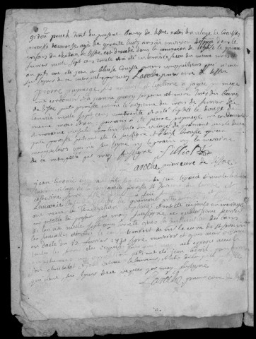 Baptêmes, mariages, sépultures (1729-1767)