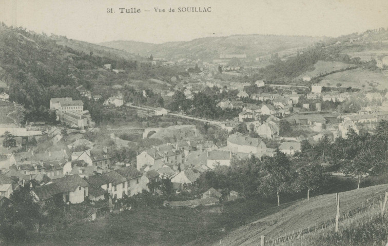 Tulle : "31. Tulle - Vue de Souillac".