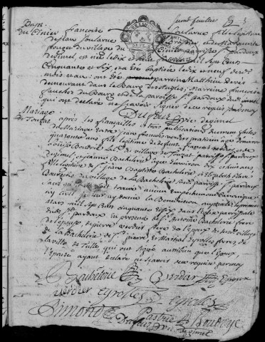 Baptêmes, mariages, sépultures (1756-1776)