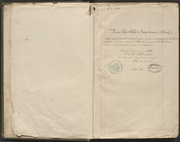 Délibérations du conseil municipal. 24 juin 1884-27 septembre 1908