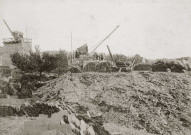 Les ardoisières, extraction.