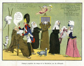 "Estampe populaire du temps de la Révolution, sur les défroqués".