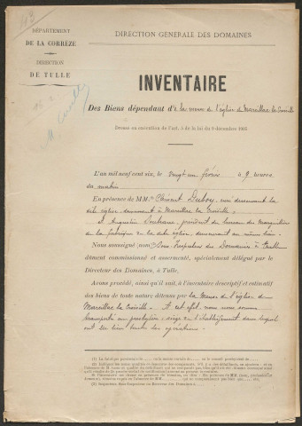 Marcillac-la-Croisille.