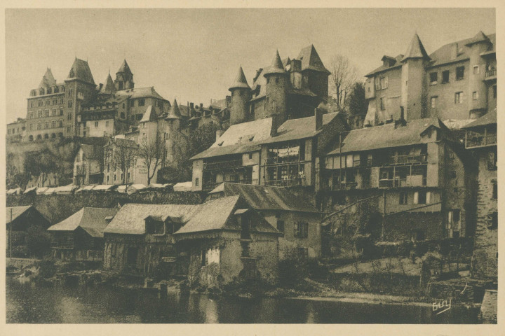 Uzerche : "109. - Uzerche (Corrèze) - Les châteaux".