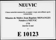 janvier-mai 1778