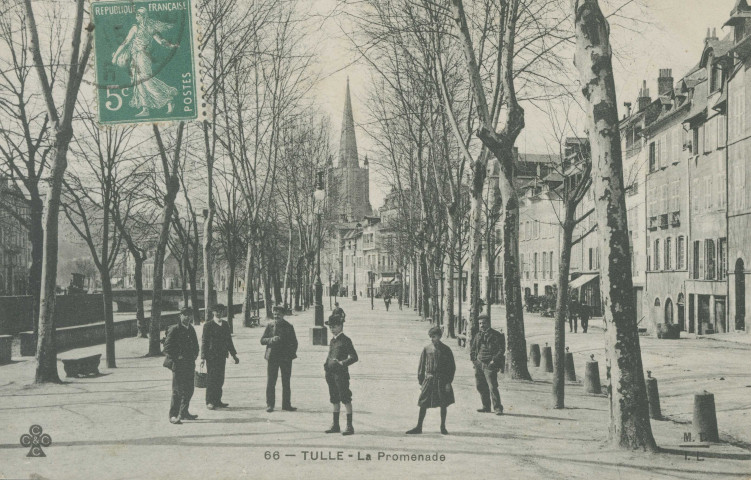 Tulle : "66 - Tulle - La promenade".
